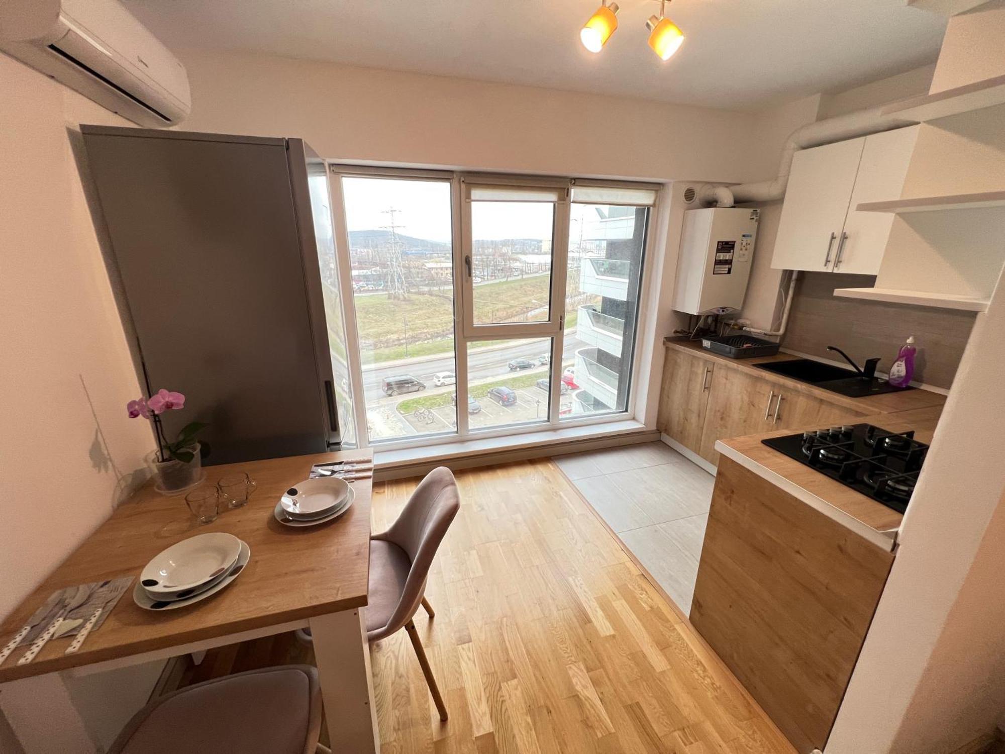 Airport Flyhub Chic Apartment Iasi Luaran gambar